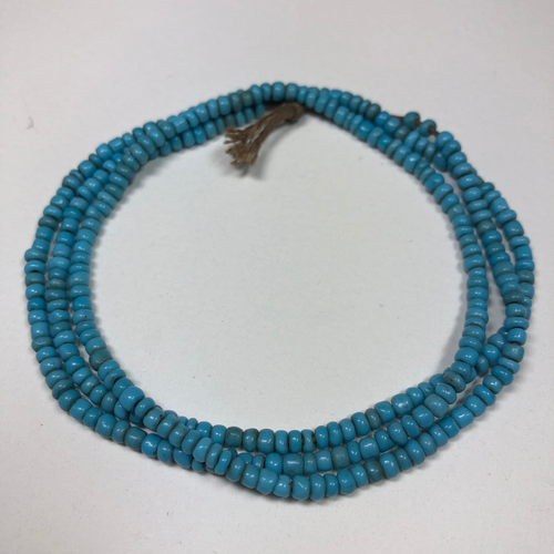 blue seed beads
