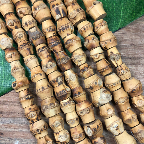 Bamboo Beads - 12 Pieces