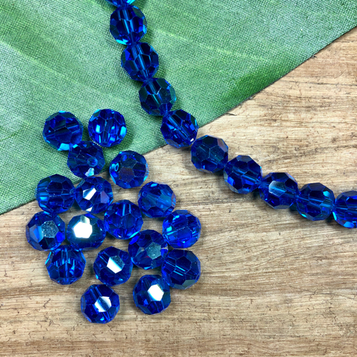 Vintage Swarovski 10mm Blue 20 Pieces