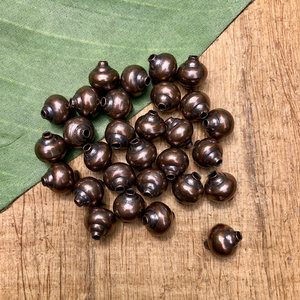 Copper Snail Shell Beads - 1 Piece