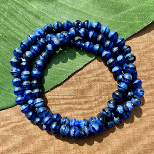 Blue Round Beads - 100 Pieces