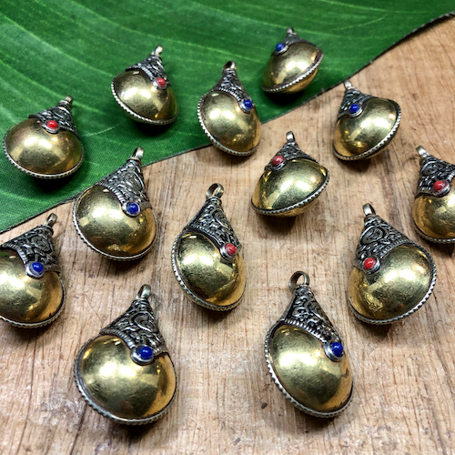 Decorative Brass Pendants - 3 Pieces