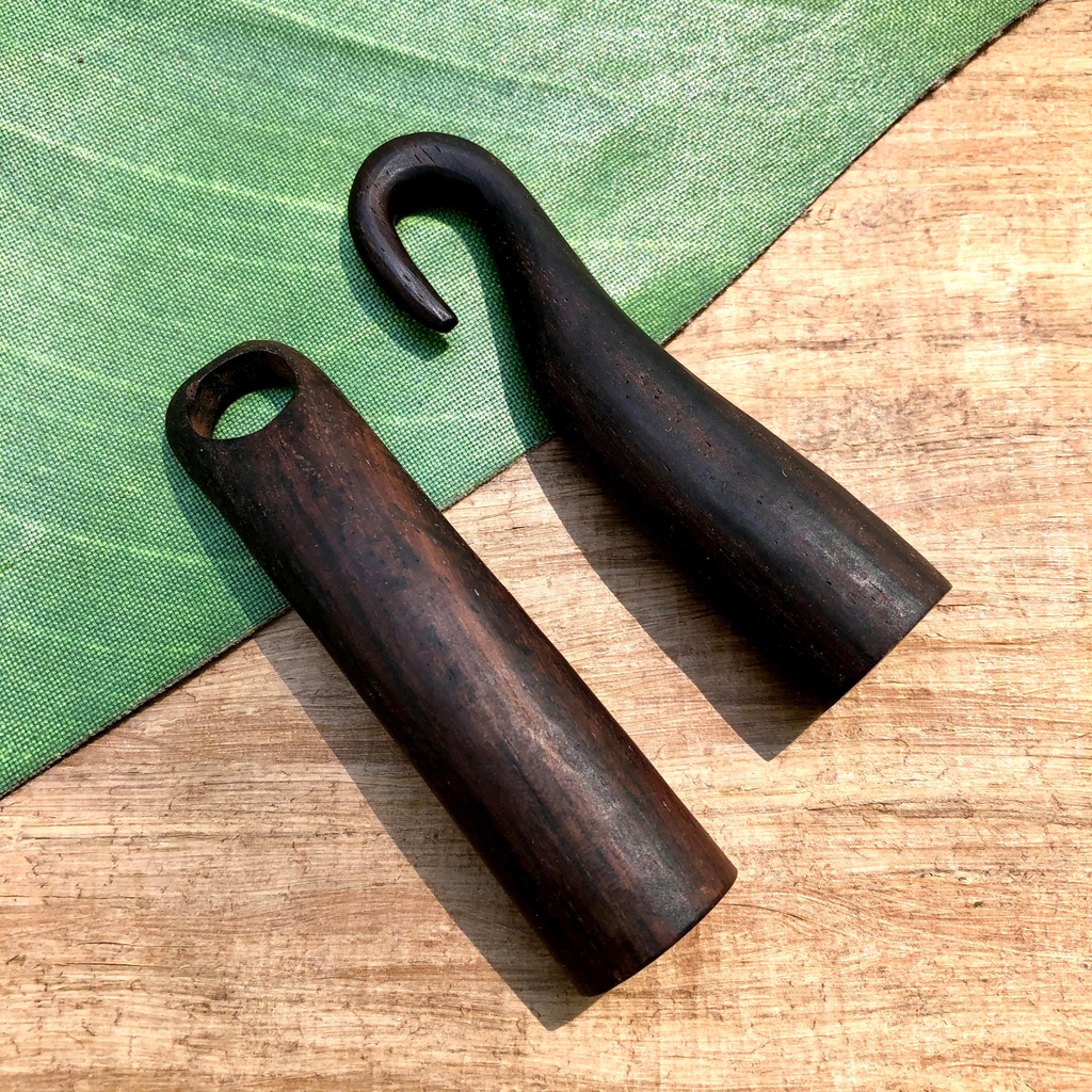 Hand Carved Wood Hook & Eye - 1 Piece – Bead Goes On
