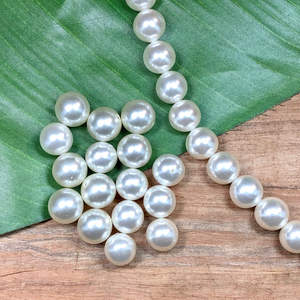 Japanese Hawk Brand Plastic Pearls - 20 Pieces