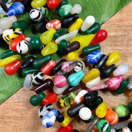 Mali Wedding Beads (Flat - Multicolored) 