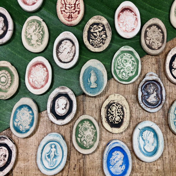 Oval Ceramic Pendants - 18 Piece Lot