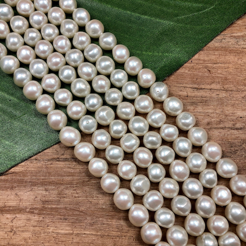 Hank of Vintage Pearls - 48 Pieces
