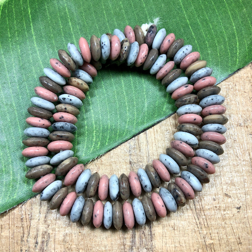 Pastel Saucer Beads - 100 Pieces