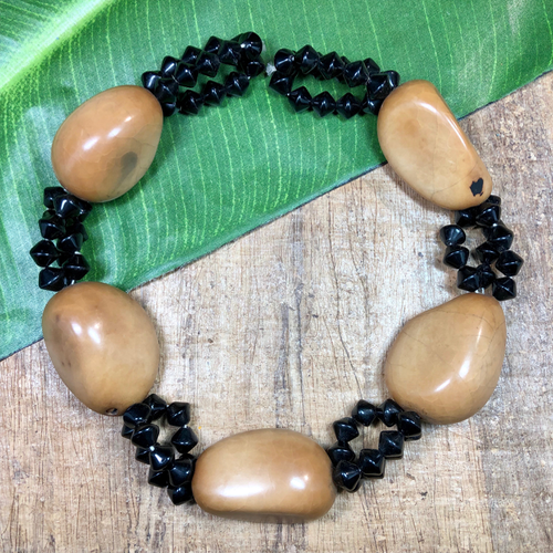 Tagua Nut Beads - 12 Pieces