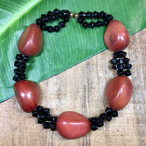 Tagua Nut Beads - 12 Pieces