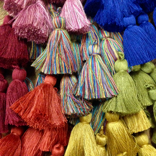 Mini Tassels Cotton Thread Colorful Small Tassels Clothes - Temu