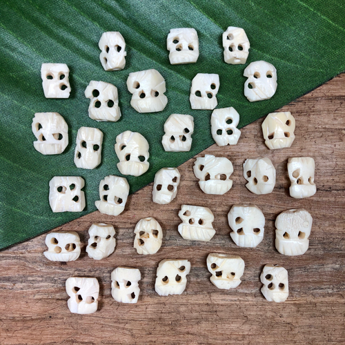 Small Bone Elephants - 31 Pieces