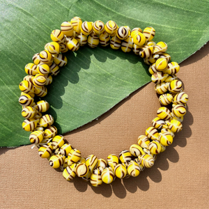 Yellow "Wedding Bead" Drop Beads - 100 Pieces
